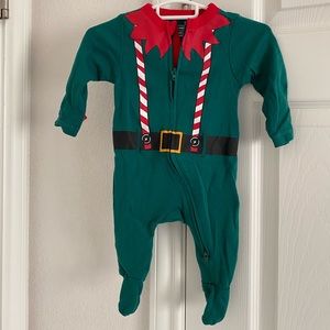 2/$10 - Old Navy little elf Christmas Pj unisex 0-3mos